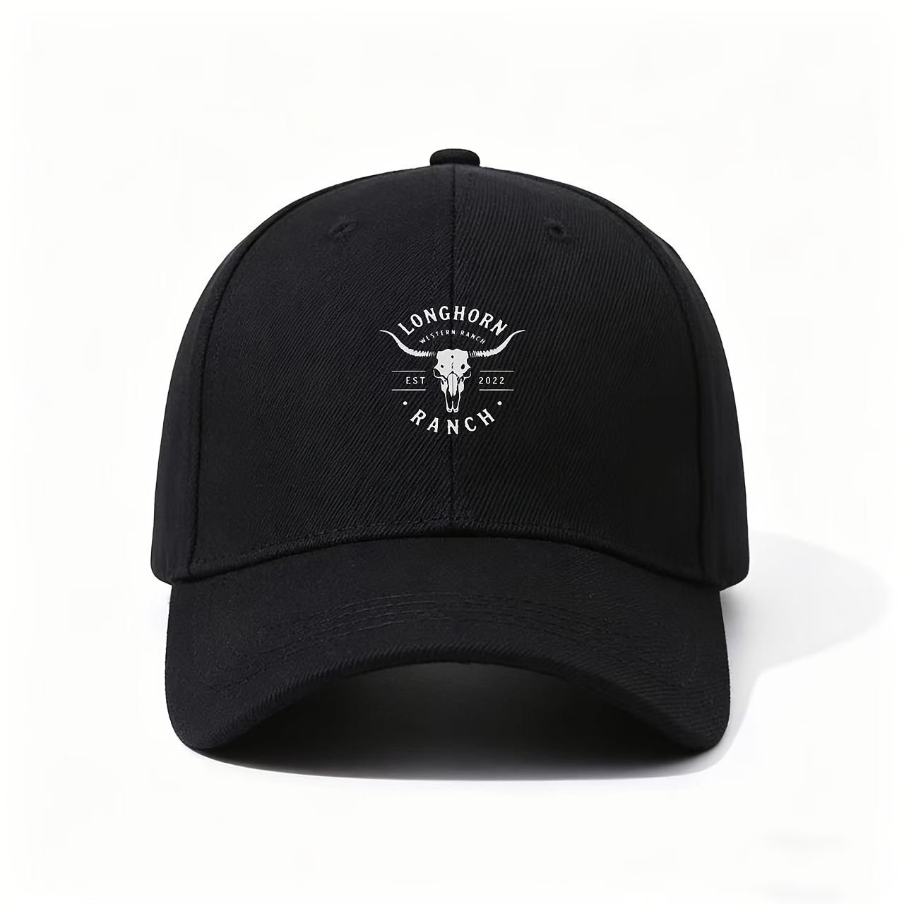 Outdoor Adventure Holidays - Baseball Cap, Longhorn Ranch Skull Western