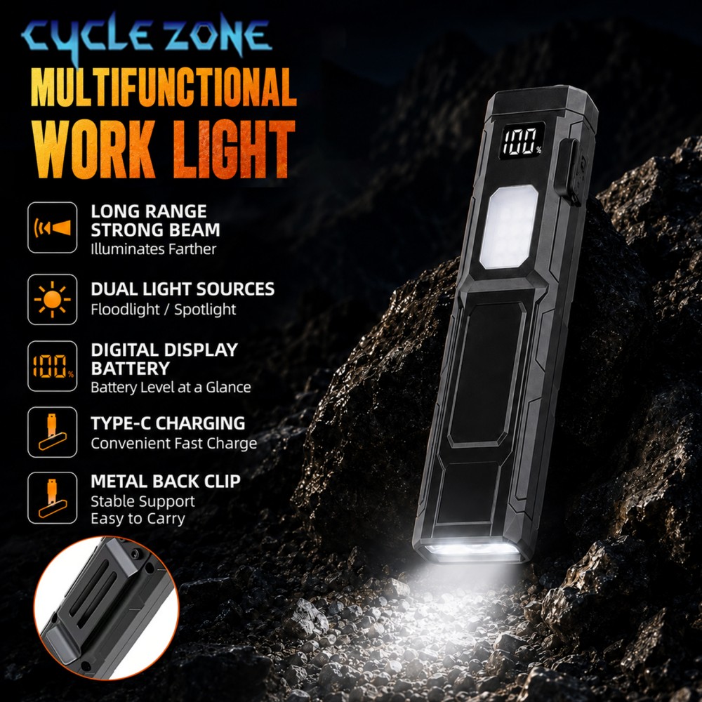 Outdoor Adventure Inc - Portable Pocket LED Flashlight Type-C Rechargeable