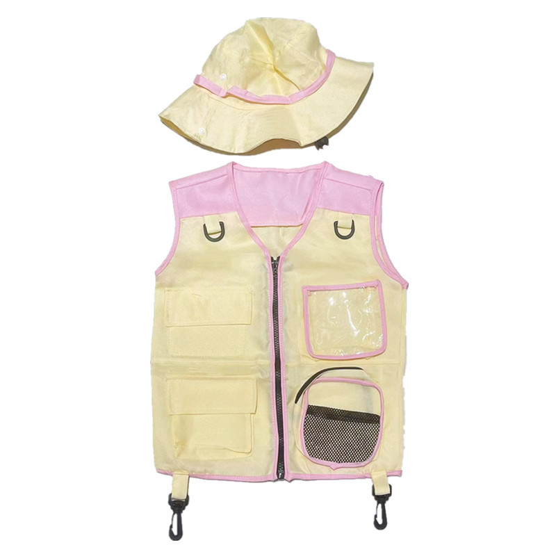 Children Explorer Vest Hat Sui - Outdoor Adventure Kids Party 评论和价格
