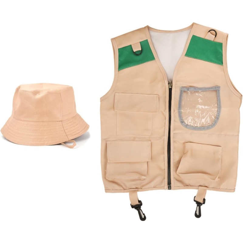 Safari Costume with Cargo Vest - Outdoor Adventure Game 评论和价格