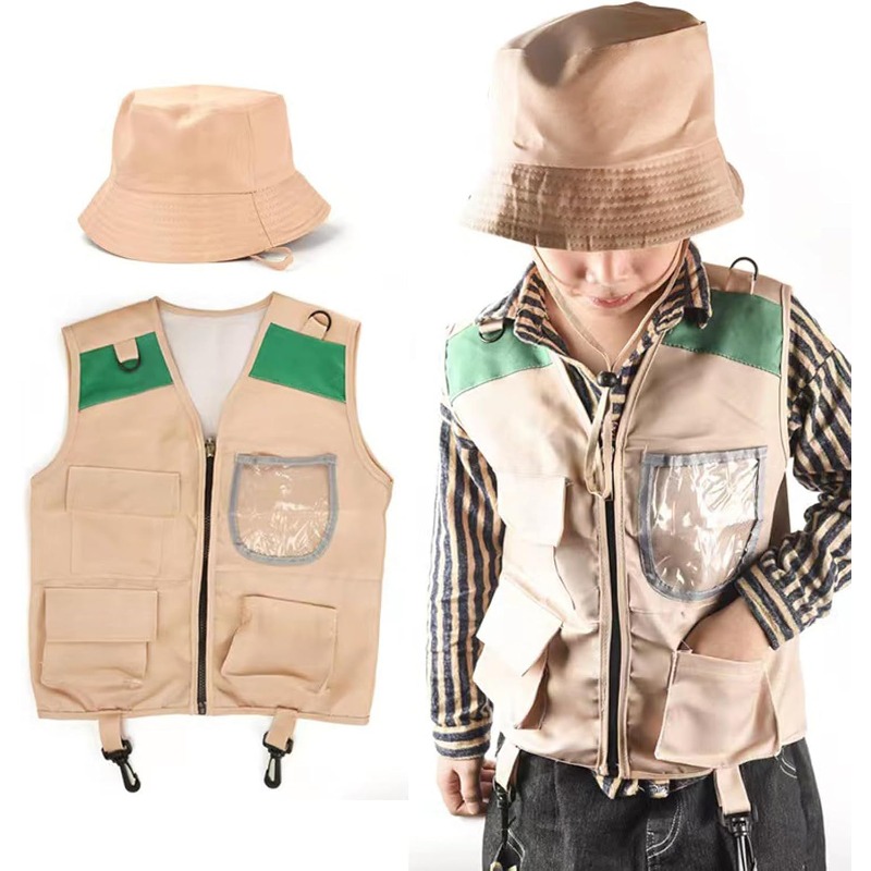 Safari Costume with Cargo Vest - Outdoor Adventure Game 评论和价格