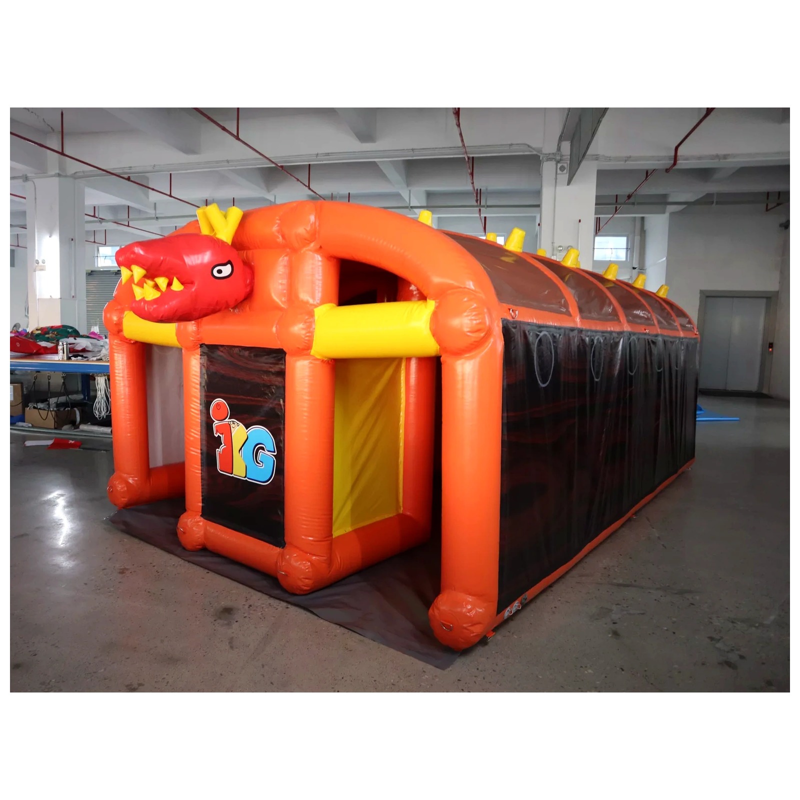 Large Orange Inflatable Maze 3 - Outdoor Adventure Kids Party 评论和价格