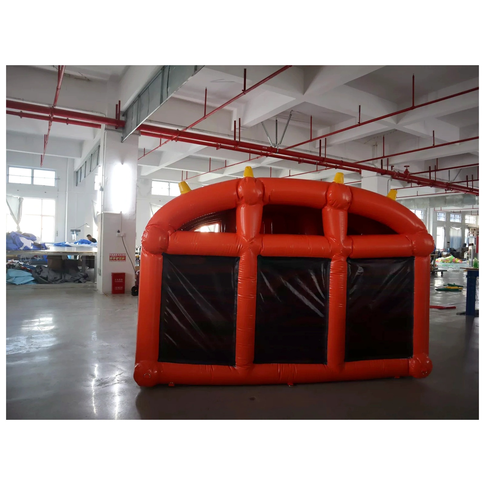 Large Orange Inflatable Maze 3 - Outdoor Adventure Kids Party 评论和价格