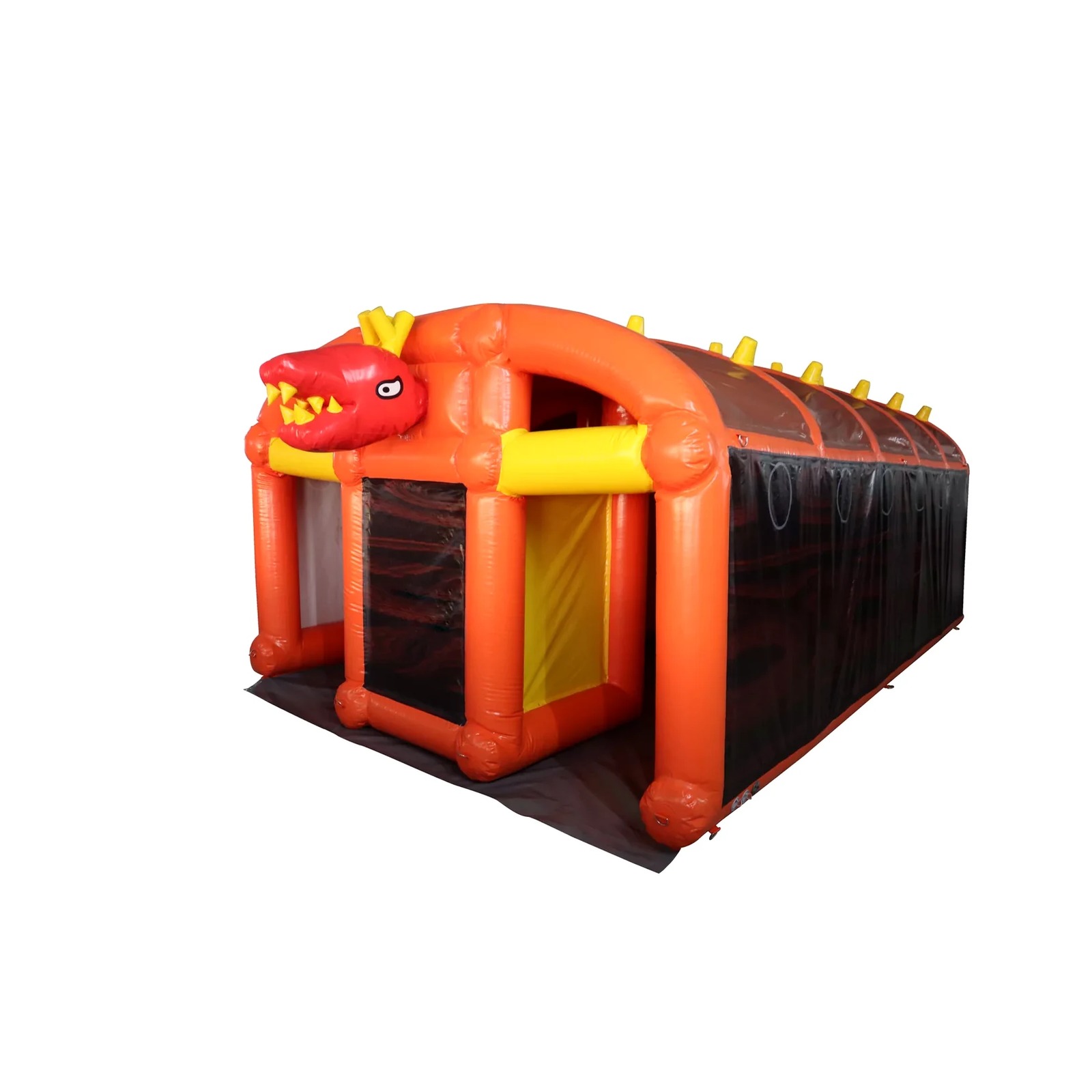 Large Orange Inflatable Maze 3 - Outdoor Adventure Kids Party 评论和价格