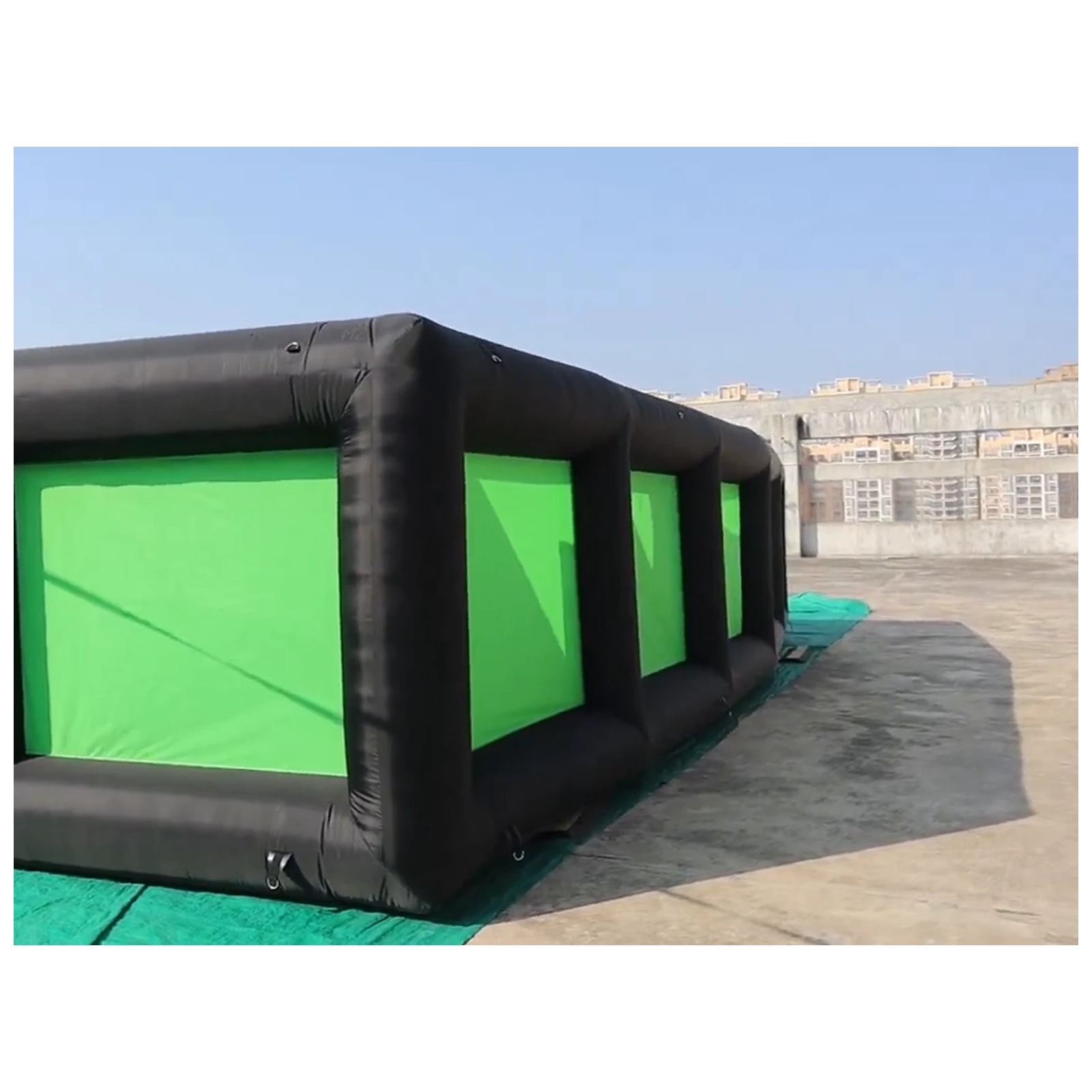 Outdoor Black Green Inflatable - Outdoor Adventure Kids Party 评论和价格