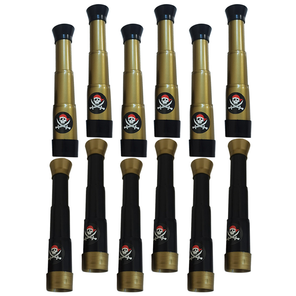 12Pcs Kids Pirate Telescope Se - Outdoor Adventure Kids Party 评论和价格