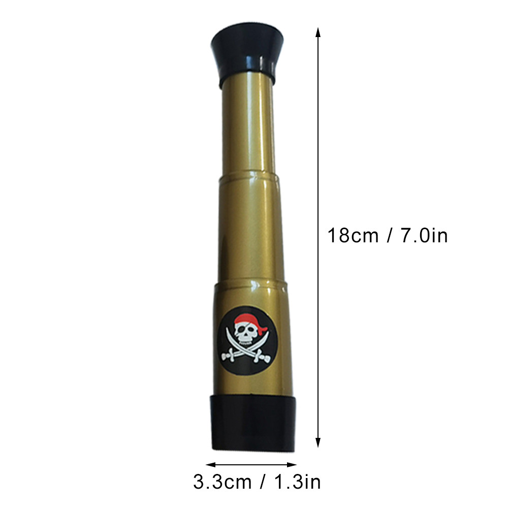 12Pcs Kids Pirate Telescope Se - Outdoor Adventure Kids Party 评论和价格