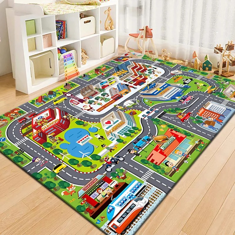Colorful Kids City Map Play Ma - Outdoor Adventure Education 评论和价格