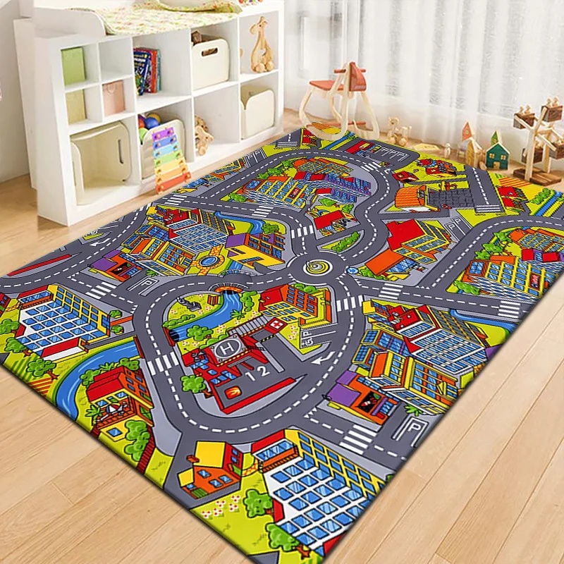 Colorful Kids City Map Play Ma - Outdoor Adventure Education 评论和价格