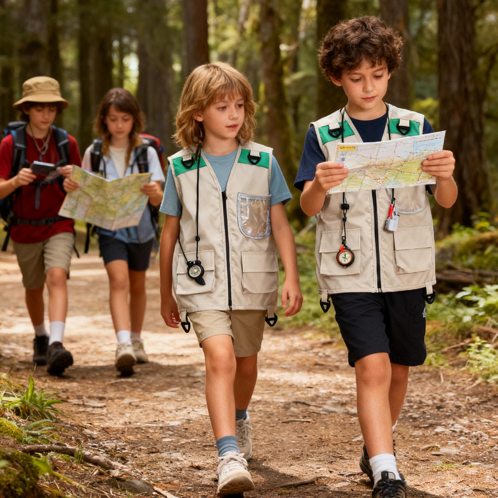 Fishing Vest Children Explorer - Outdoor Adventure Kids Party 评论和价格