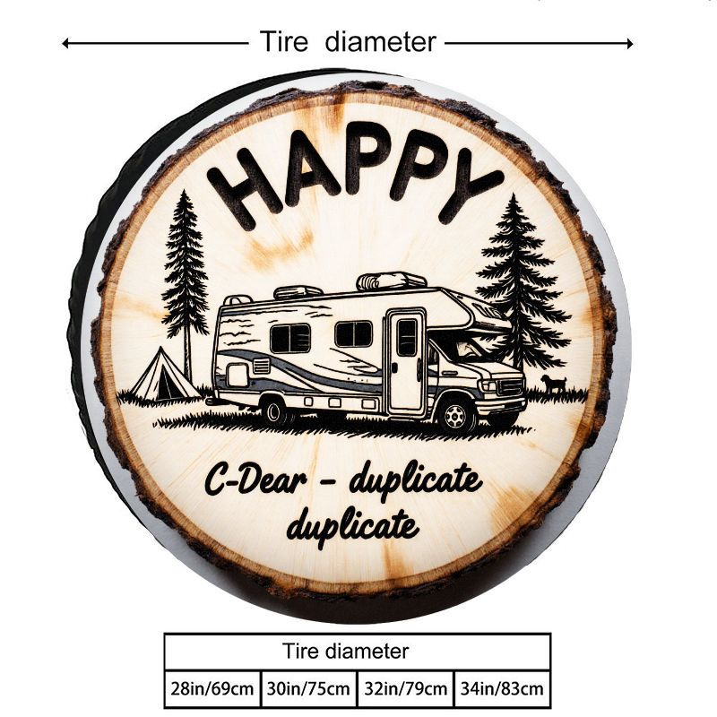 HAPPY RV Camping Theme Polyest - Outdoor Adventure Inc 评论和价格