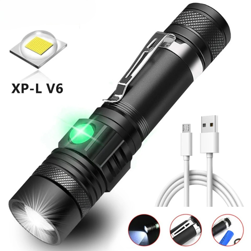 1000LM LED Flashlight Type-C R - Outdoor Adventure Inc 评论和价格