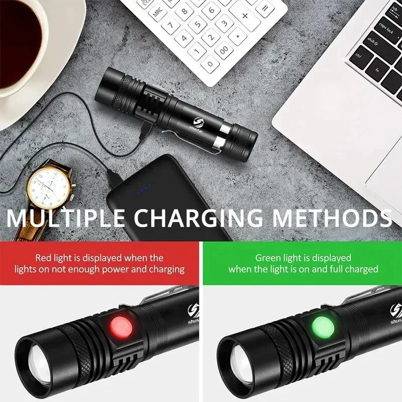 1000LM LED Flashlight Type-C R - Outdoor Adventure Inc 评论和价格