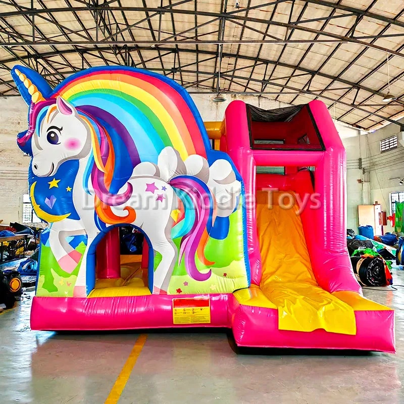 Unicorn Rainbow PVC Inflatable - Outdoor Adventure Kids Party 评论和价格