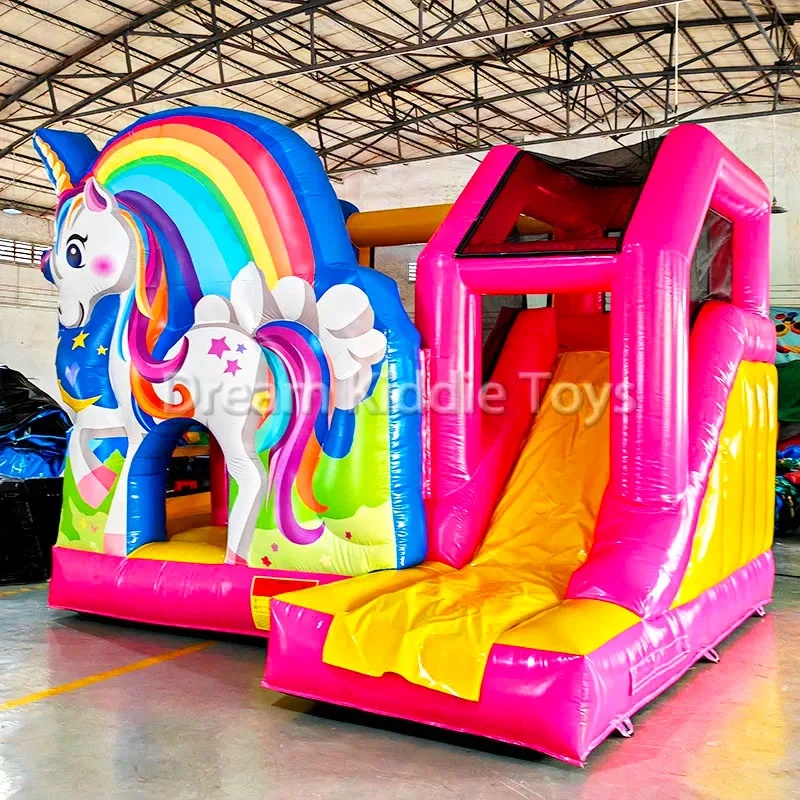 Unicorn Rainbow PVC Inflatable - Outdoor Adventure Kids Party 评论和价格