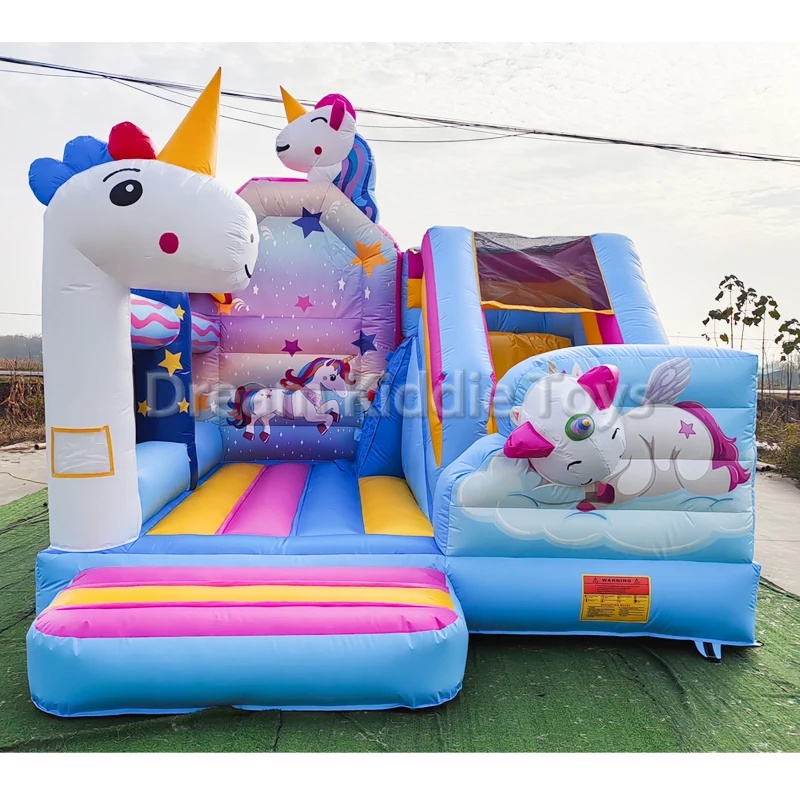 Unicorn Rainbow PVC Inflatable - Outdoor Adventure Kids Party 评论和价格