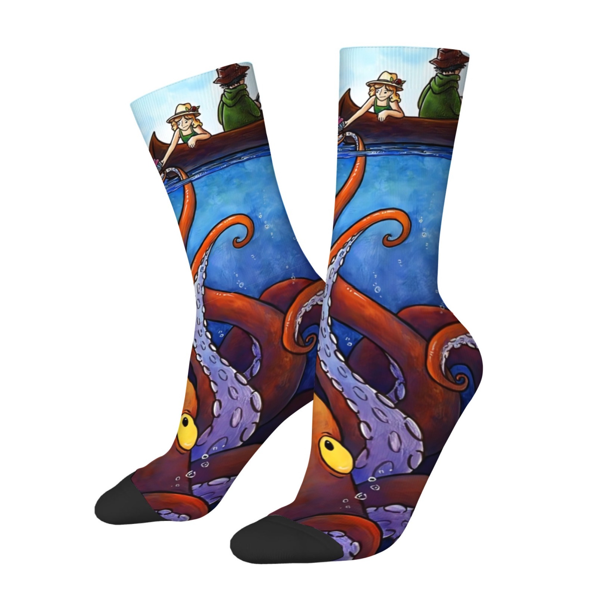 Ocean Adventure Print Socks So - Outdoor Adventure Holidays 评论和价格