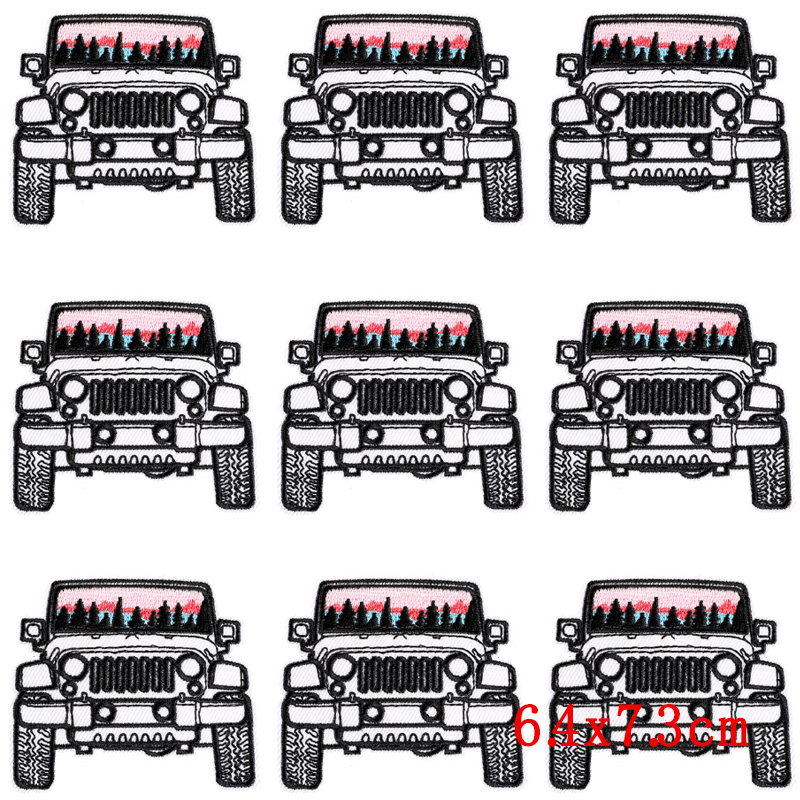 10Pcs/Lot Car Patch Iron On Pa - Outdoor Adventure Show 评论和价格