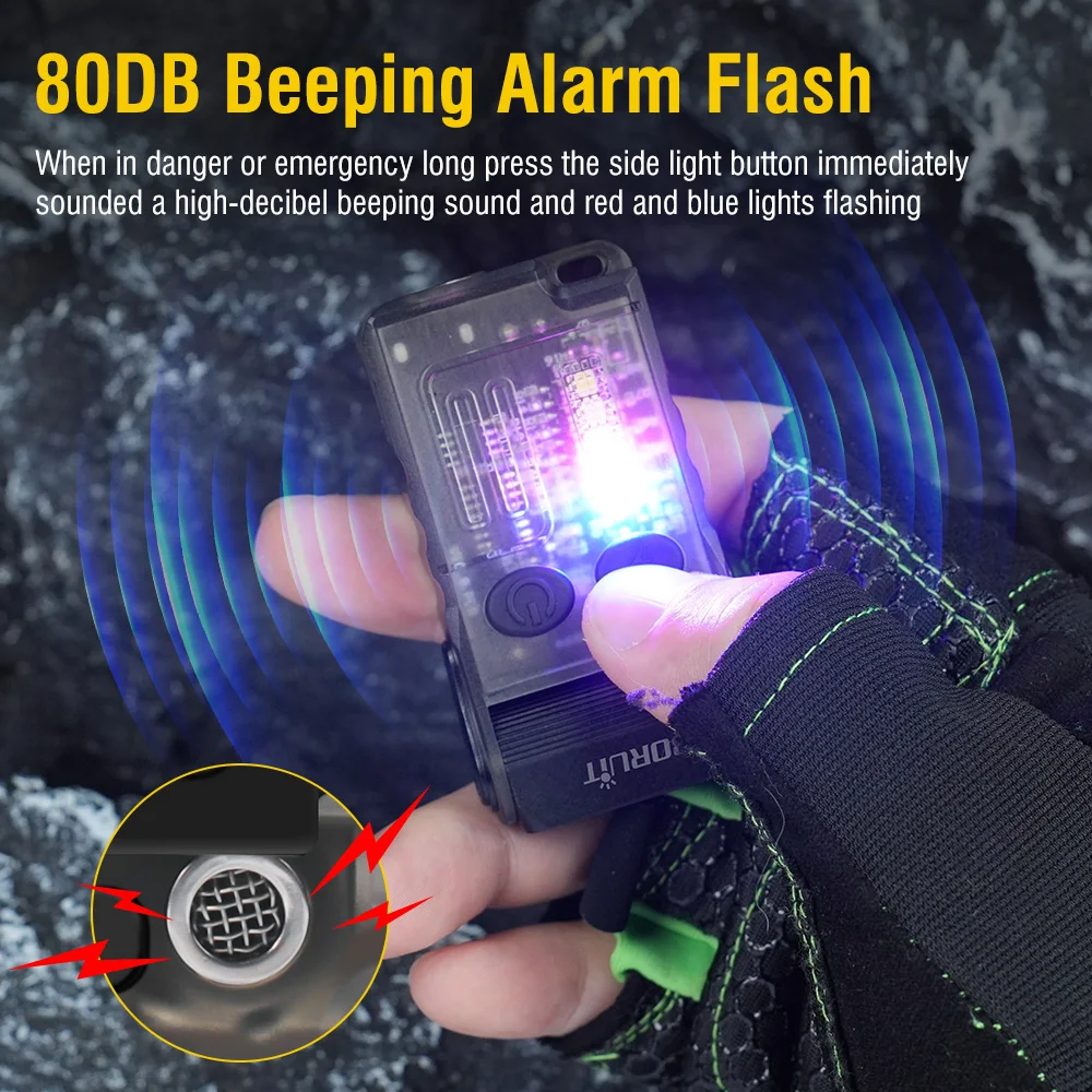 BORUiT V20 EDC Keychain Flashl - Outdoor Adventure Inc 评论和价格