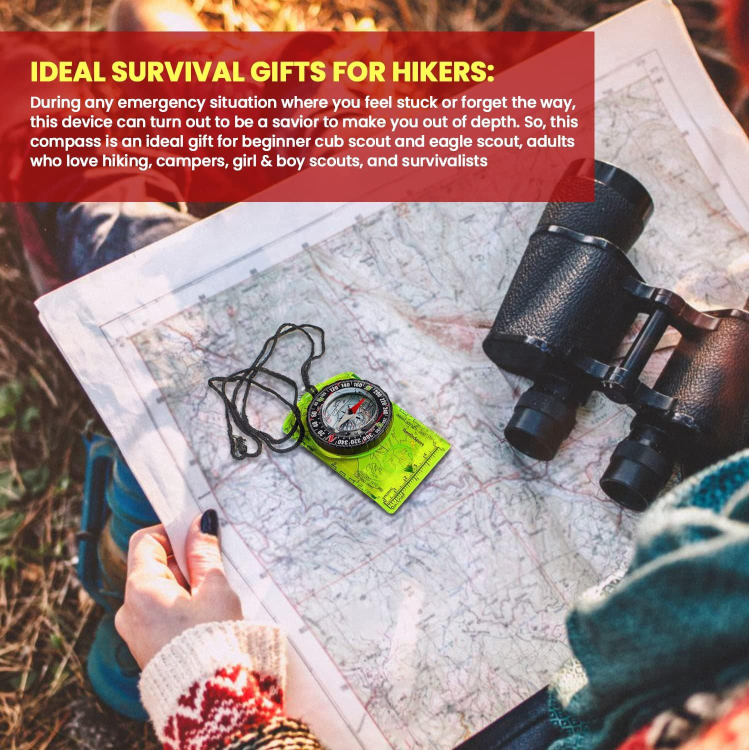 YANBIGUO Orienteering Compass  - Map Compass Orienteering 评论和价格