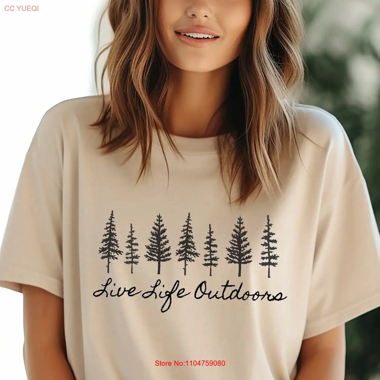 Camping T Shirt Live Life Outd - Outdoor Adventure North West 评论和价格