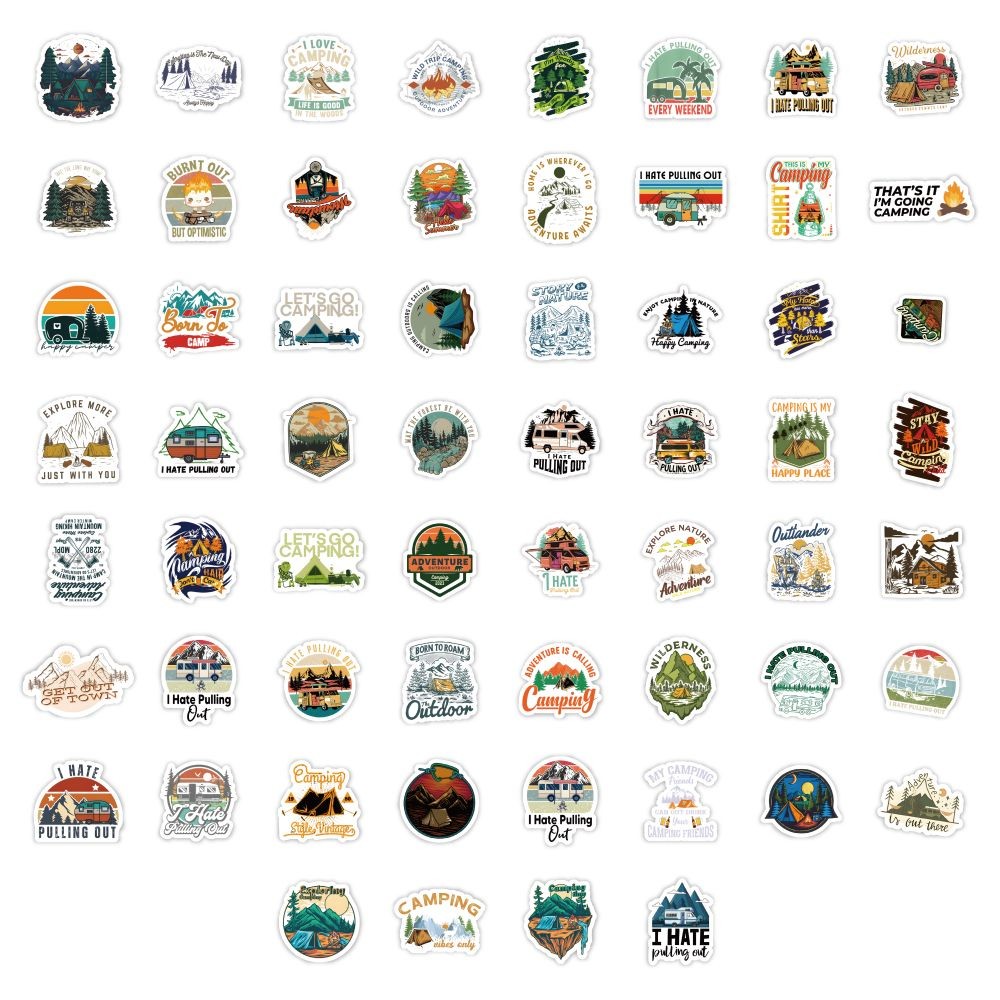 60Pcs Outdoor Camping Style A  - Outdoor Adventure Store 评论和价格